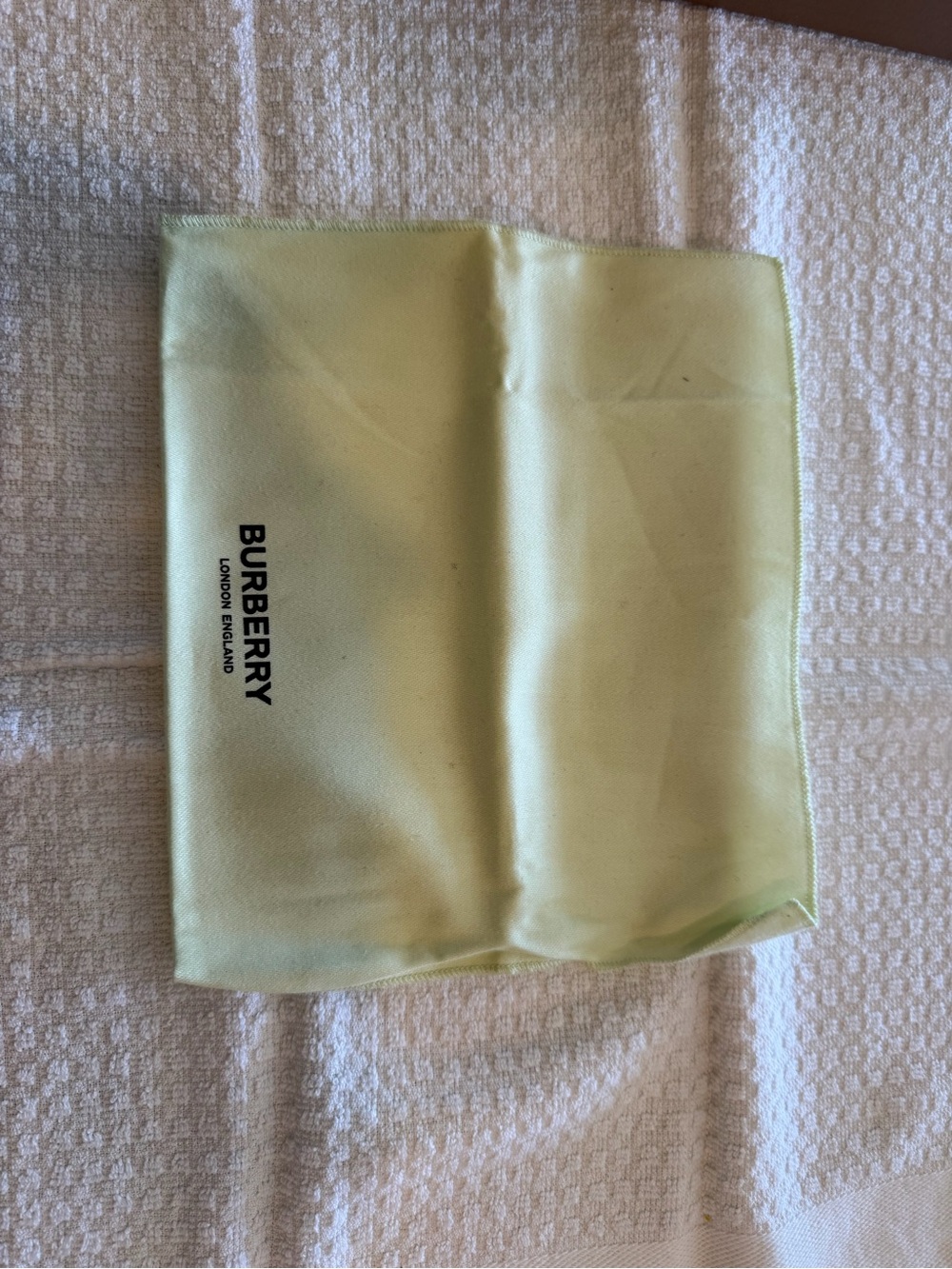 Burberry Beige Plaid Leather-Trim Wallet - Picture 3 of 6